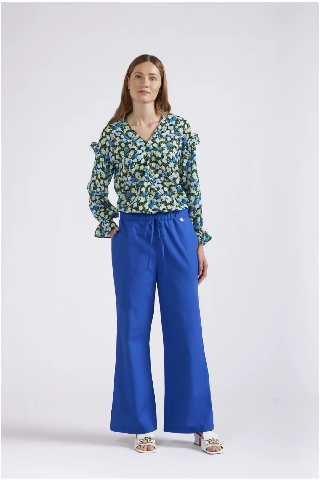 pantalón con cintura elástica royal