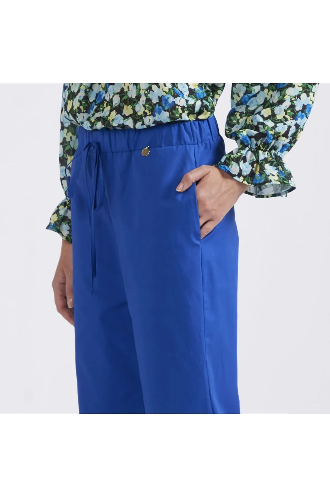 pantalón con cintura elástica royal
