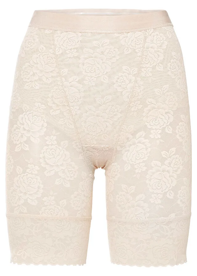 Pantalón con efecto moldeador medio Beige