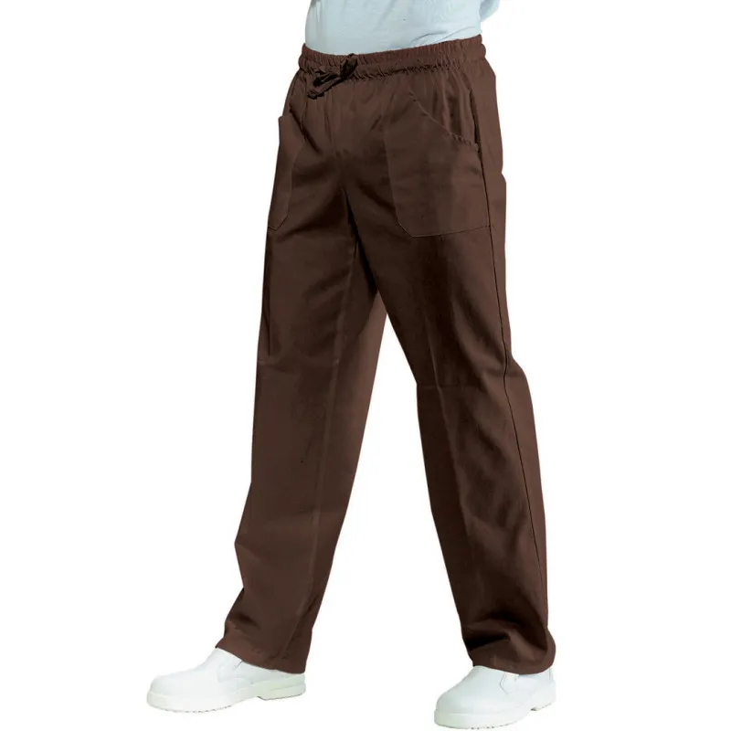 PANTALóN CON GOMA Y CINTA MARRóN CACAO ISACCO  TALLA XL OFERTA