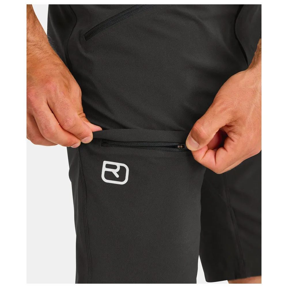 Pantalón corto de trekking Ortovox Brenta Short M Black Raven