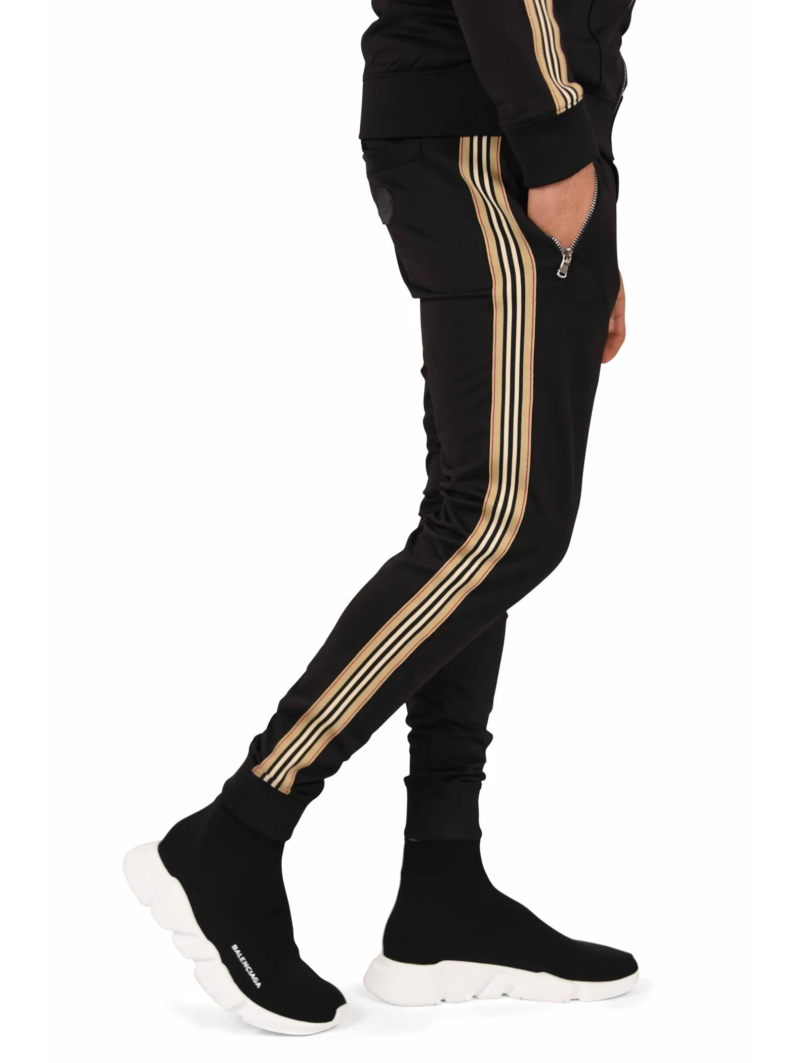 Pantalón de chándal con rayas ecuestres