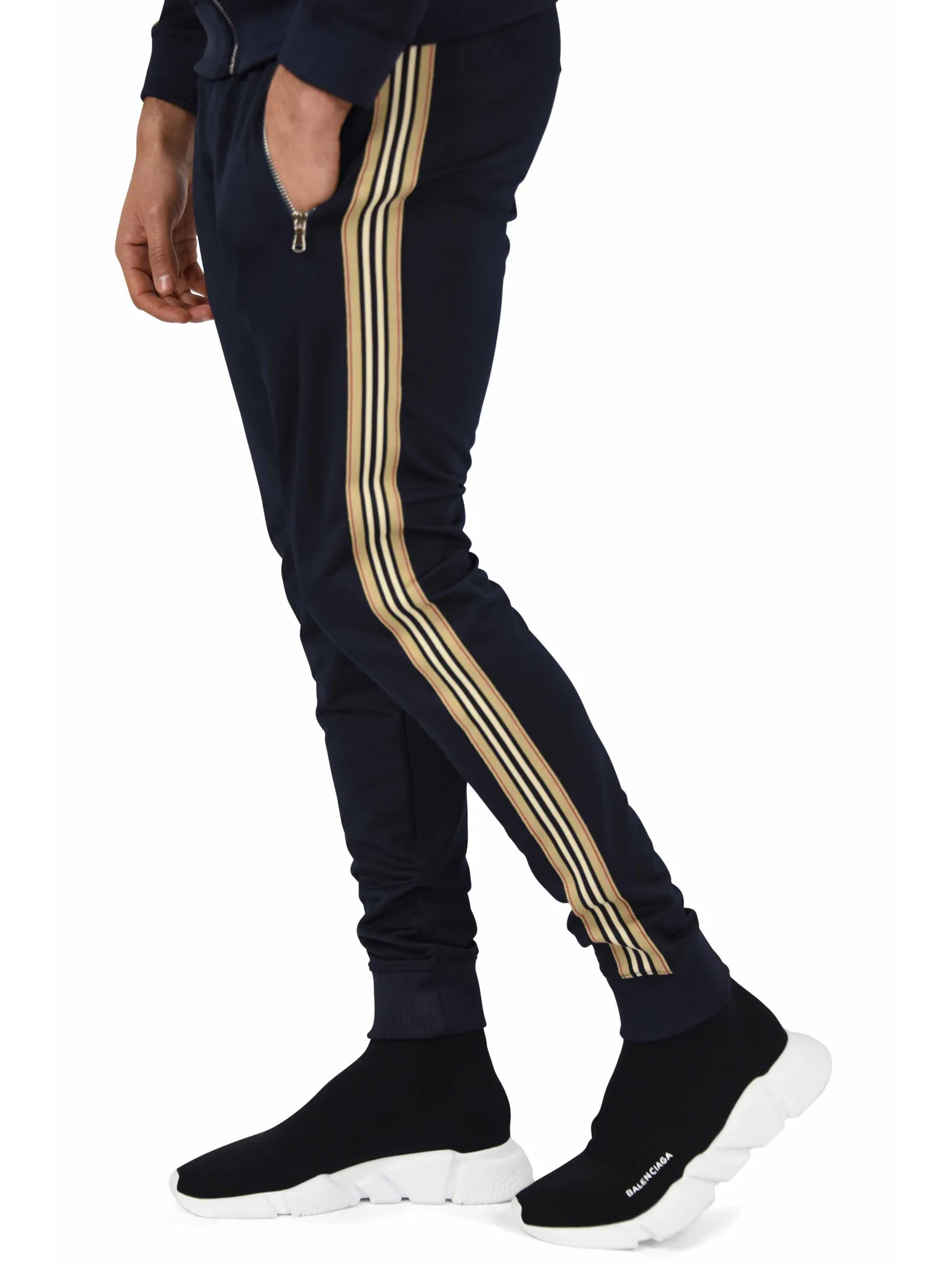 Pantalón de chándal con rayas ecuestres