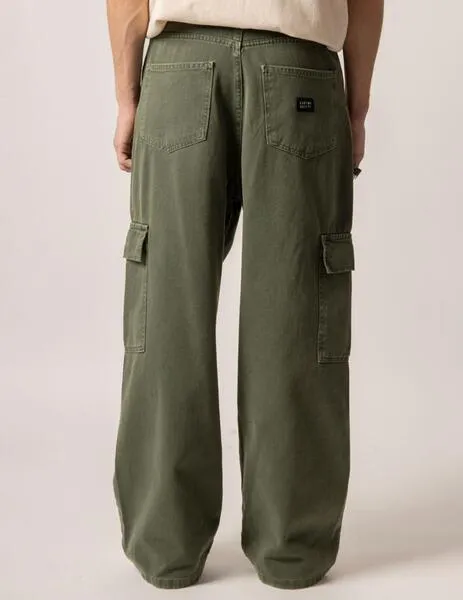 PANTALóN KAOTIKO CARGO LOOSE WASHED  ARMY