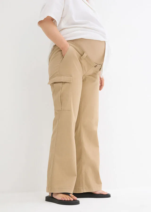 Pantalón premamá Café con leche