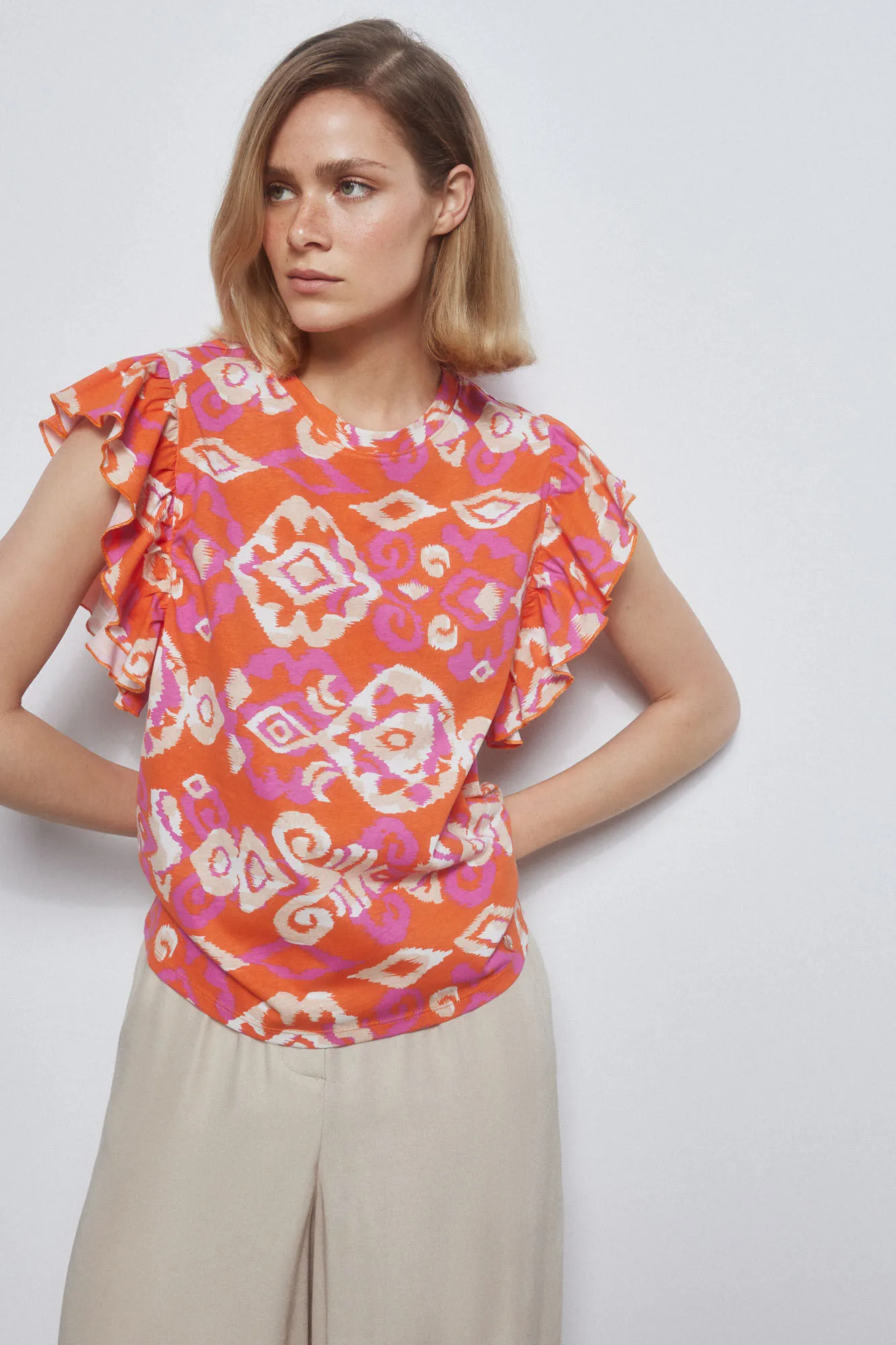 Pedro del Hierro Camiseta manga corta estampada