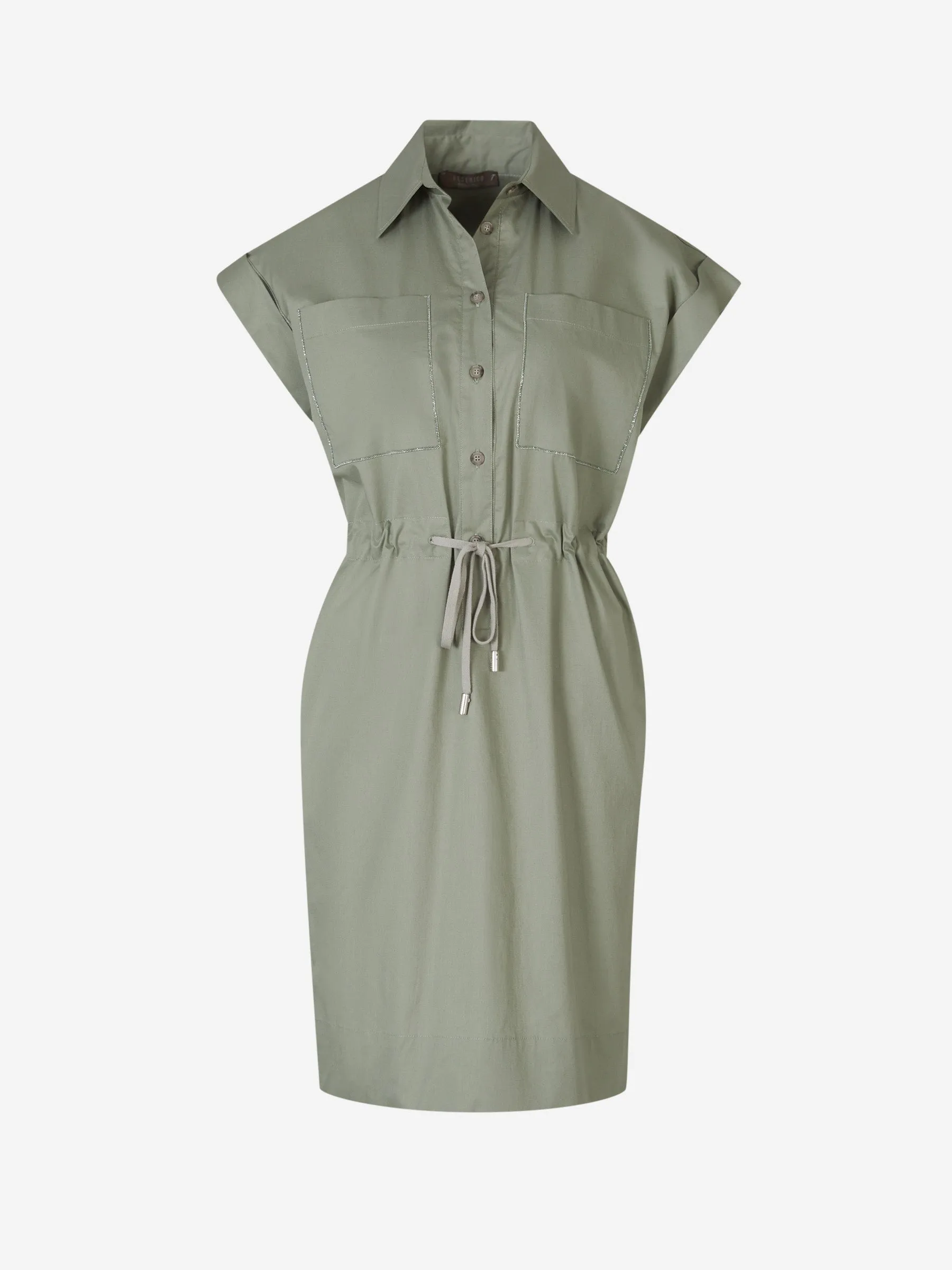 Peserico Vestido Mini Bolsillos