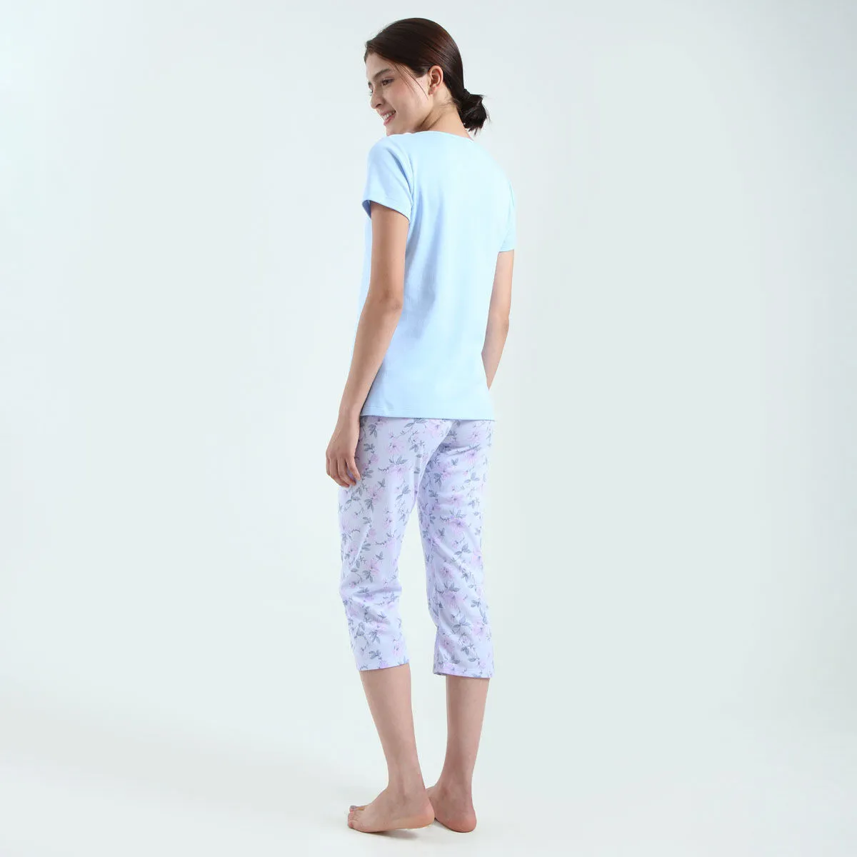Pijama Con Pantalón Capri
