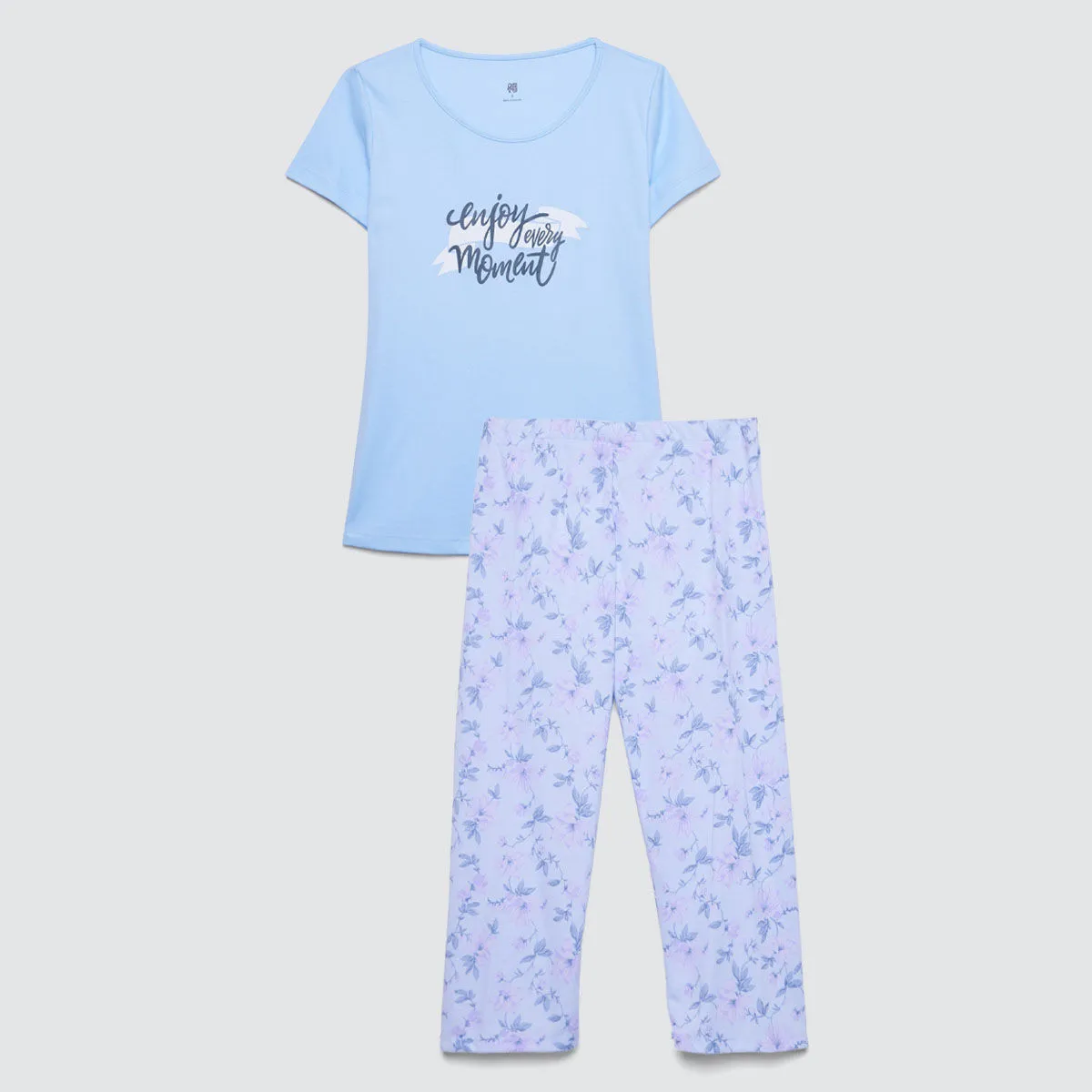 Pijama Con Pantalón Capri