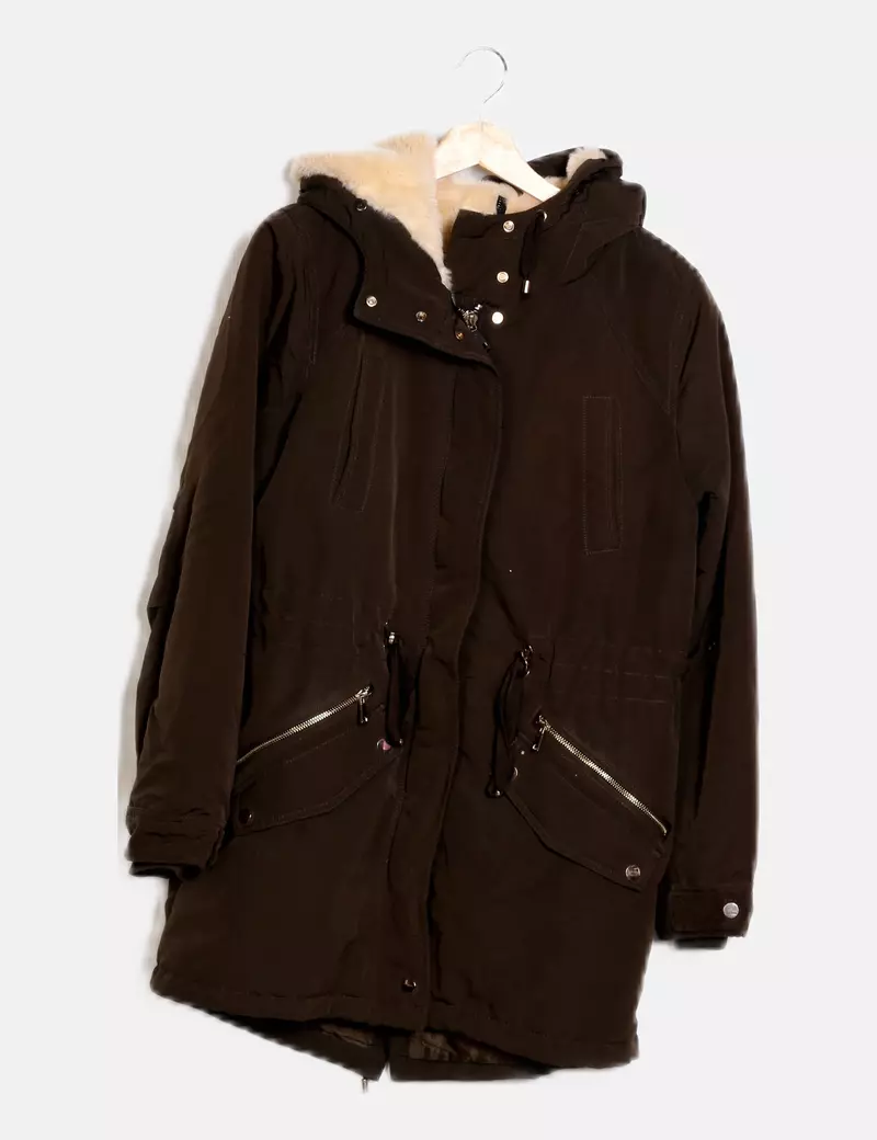 Pimkie Parka verde con capucha
