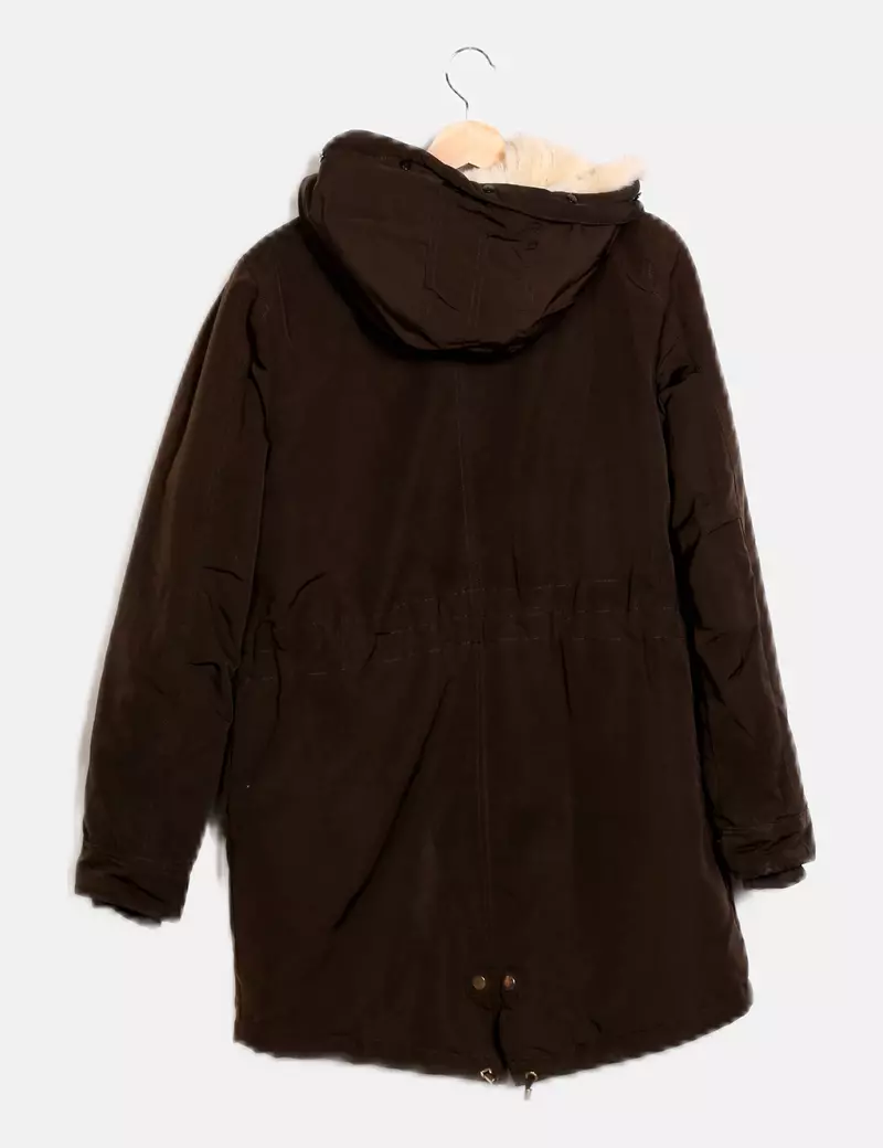 Pimkie Parka verde con capucha