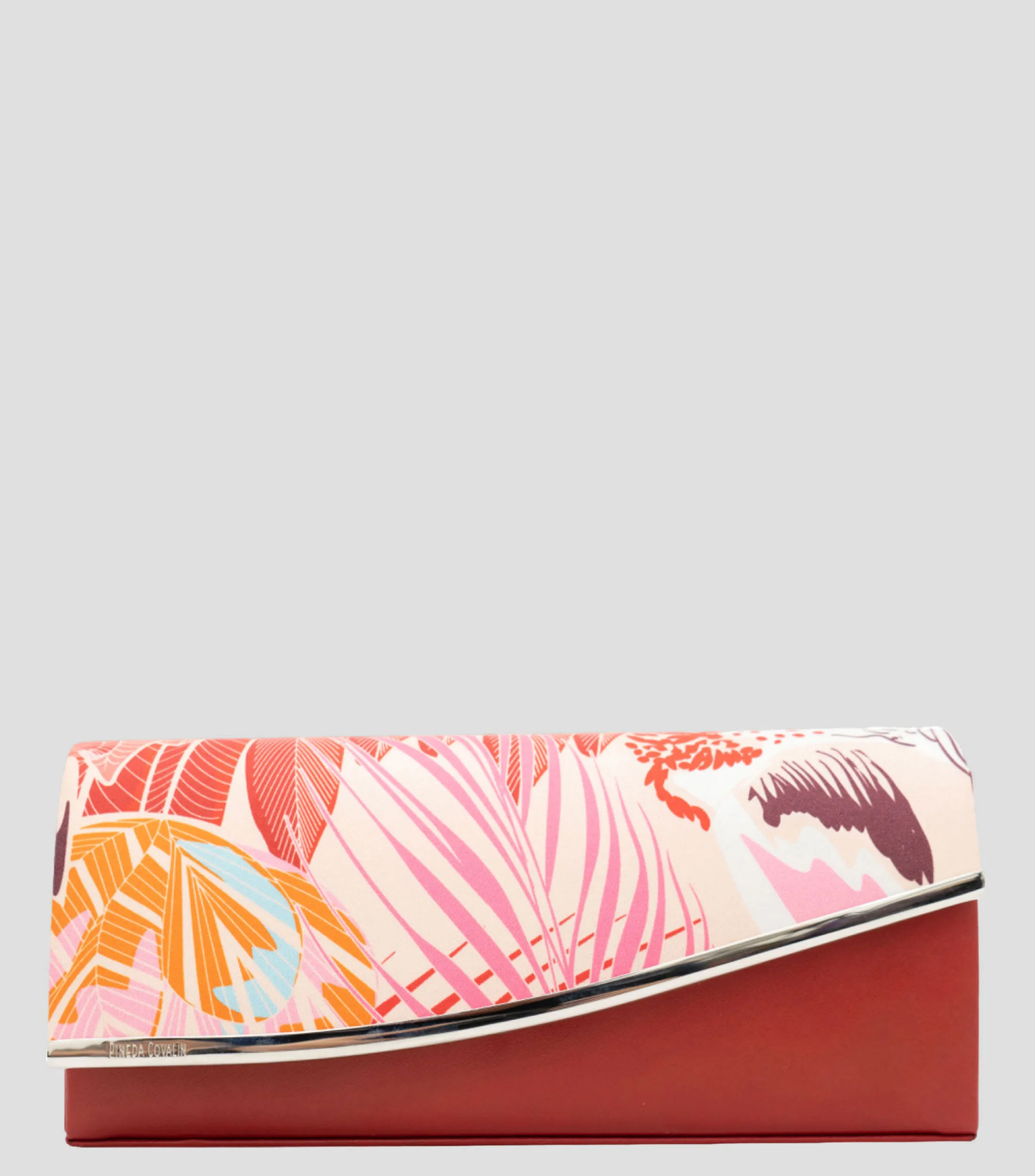 Pineda Covalin Bolso Clutch Akbal Guacamaya rojo en piel Mujer