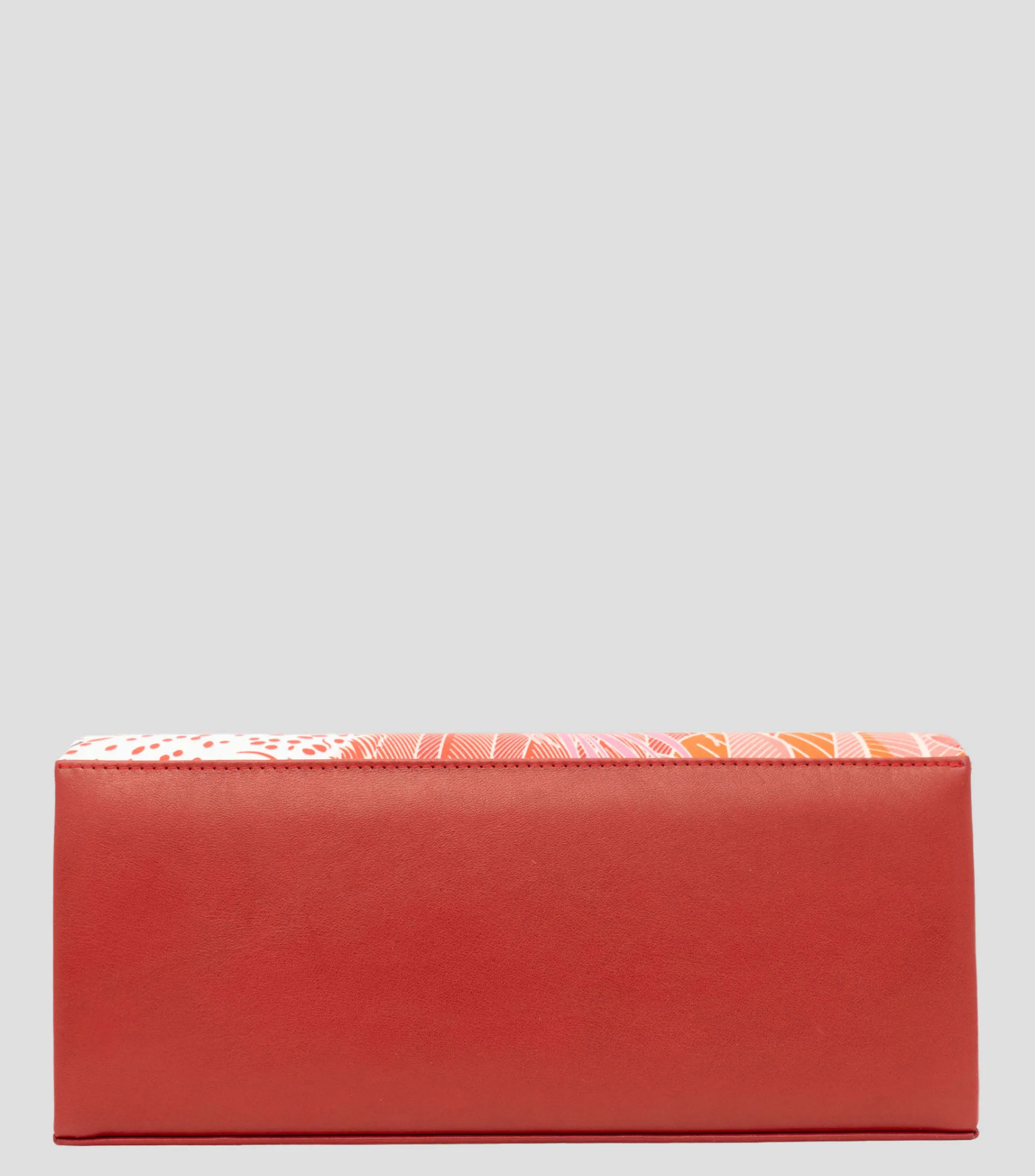 Pineda Covalin Bolso Clutch Akbal Guacamaya rojo en piel Mujer
