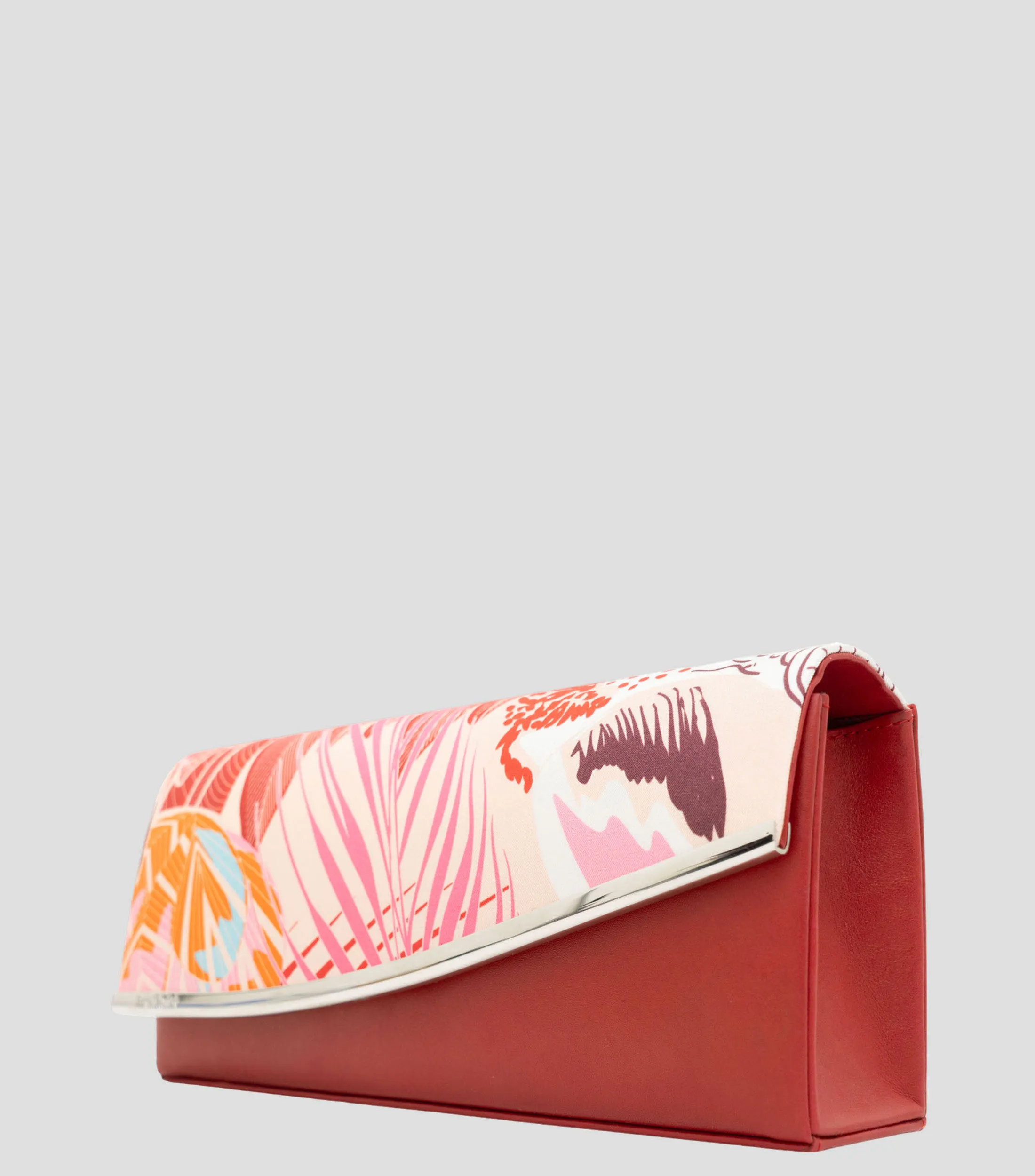 Pineda Covalin Bolso Clutch Akbal Guacamaya rojo en piel Mujer