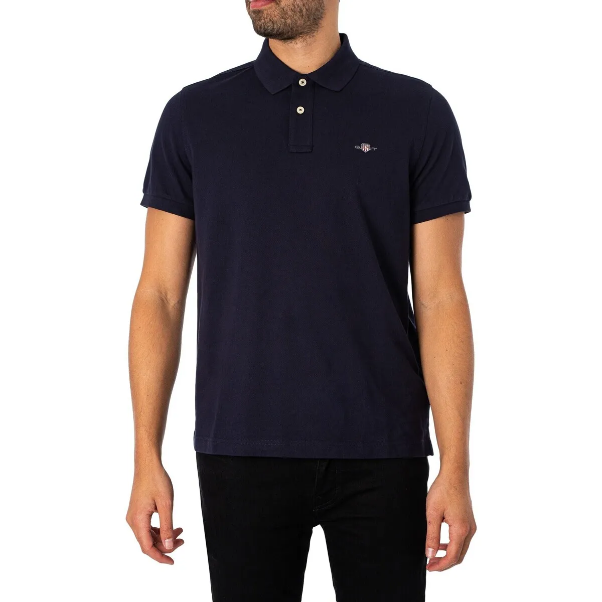 Polo De Piqué Con Escudo Regular