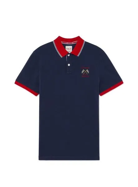 polo hackett london azul para hombre