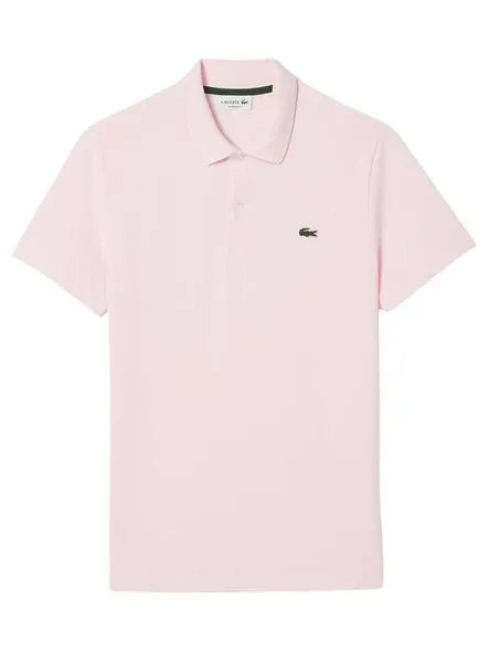 Polo Lacoste Stretch Rosa para Hombre