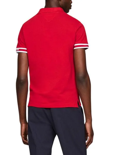 Polo Tommy Hilfiger Type Rojo para Hombre