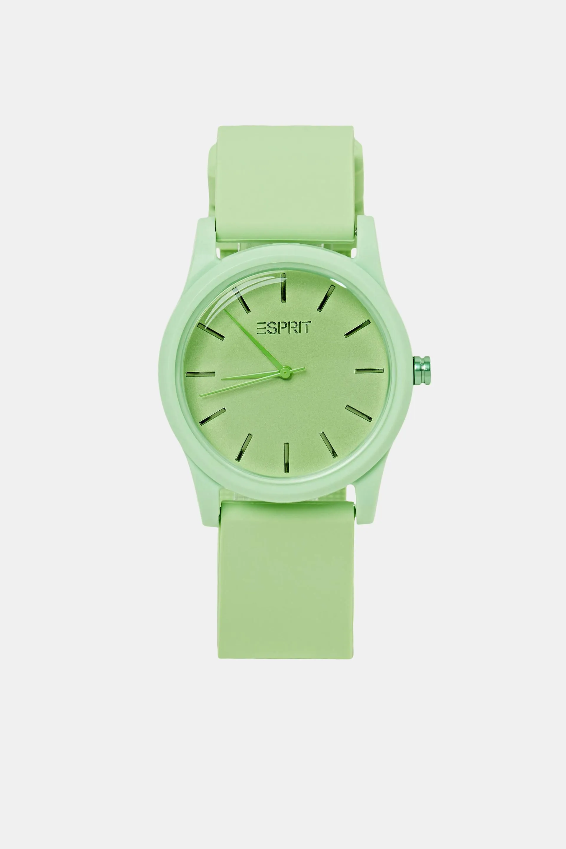 Reloj de plástico con correa de goma