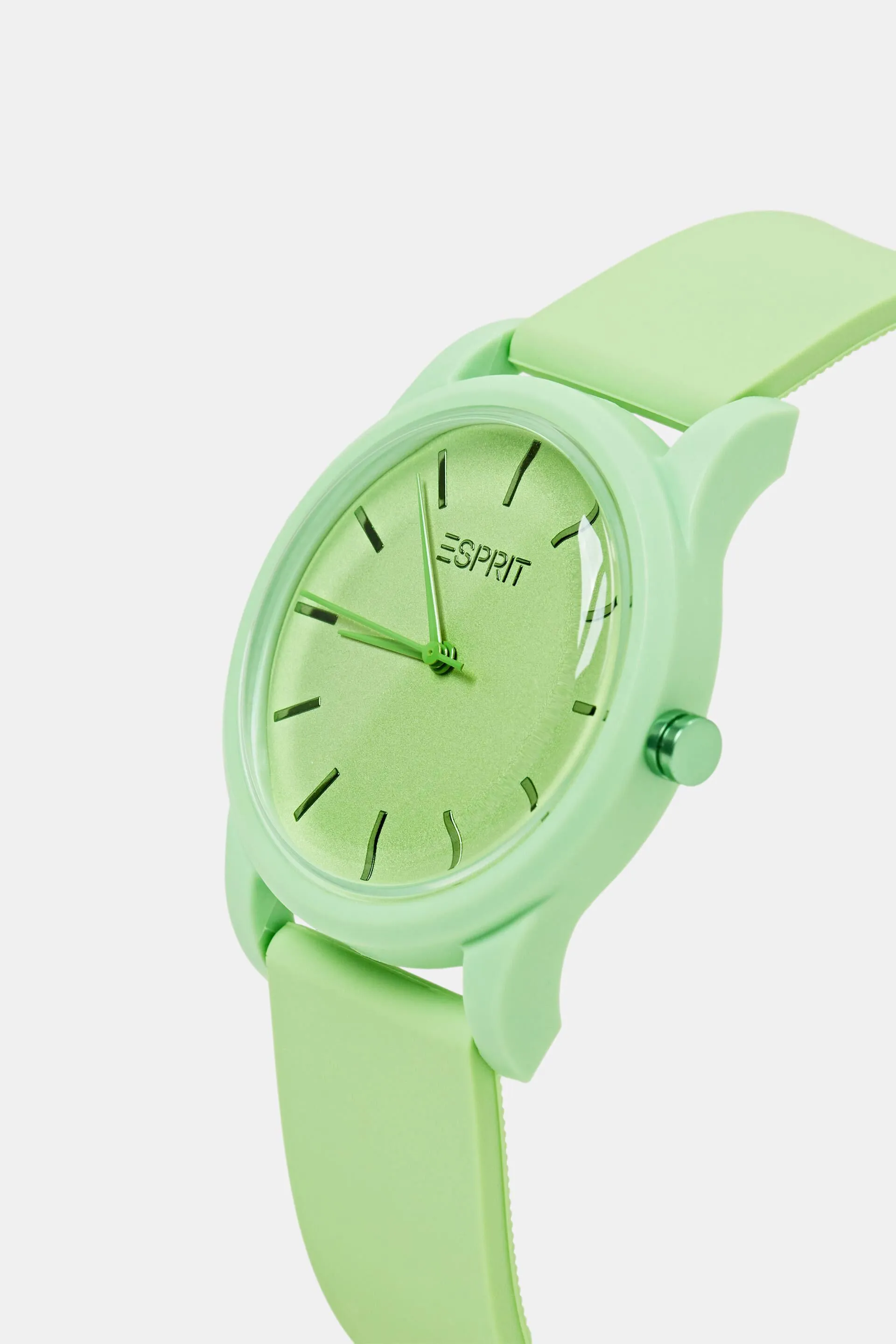 Reloj de plástico con correa de goma