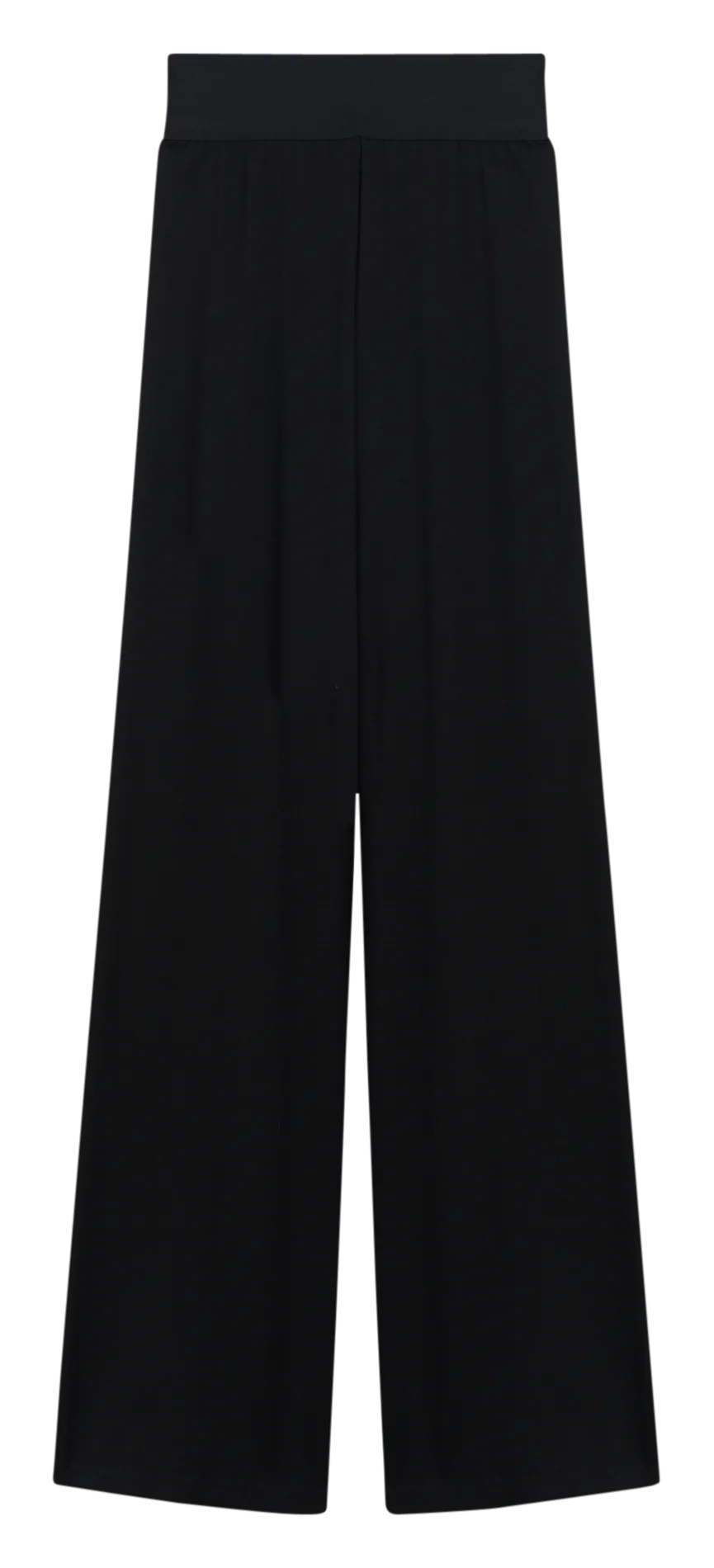 REPETTO Pantalón ancho de talle alto en negro