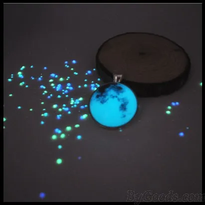 Retro Glowing Moon Luminous Pendant Original Necklace