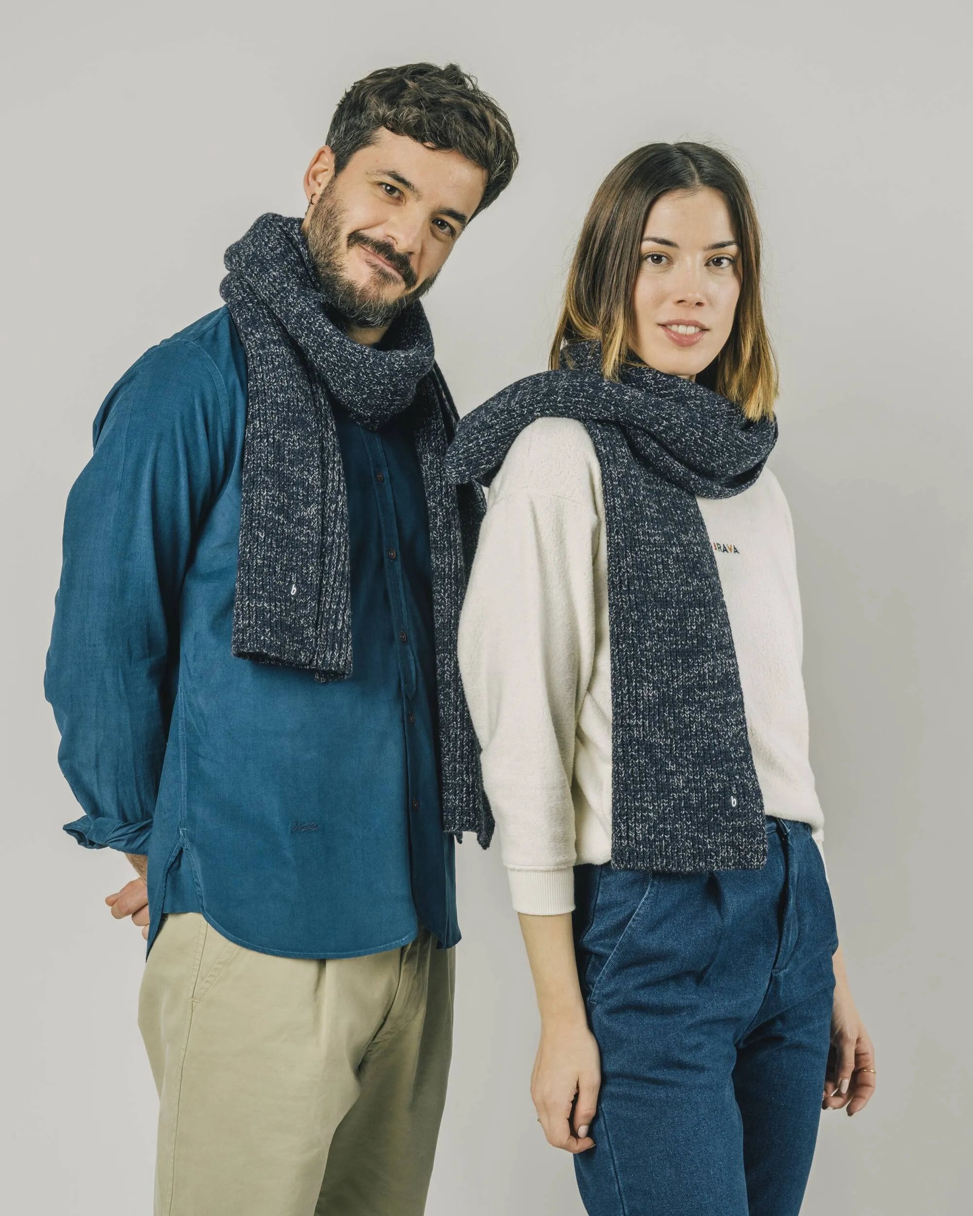 Retro Scarf Navy