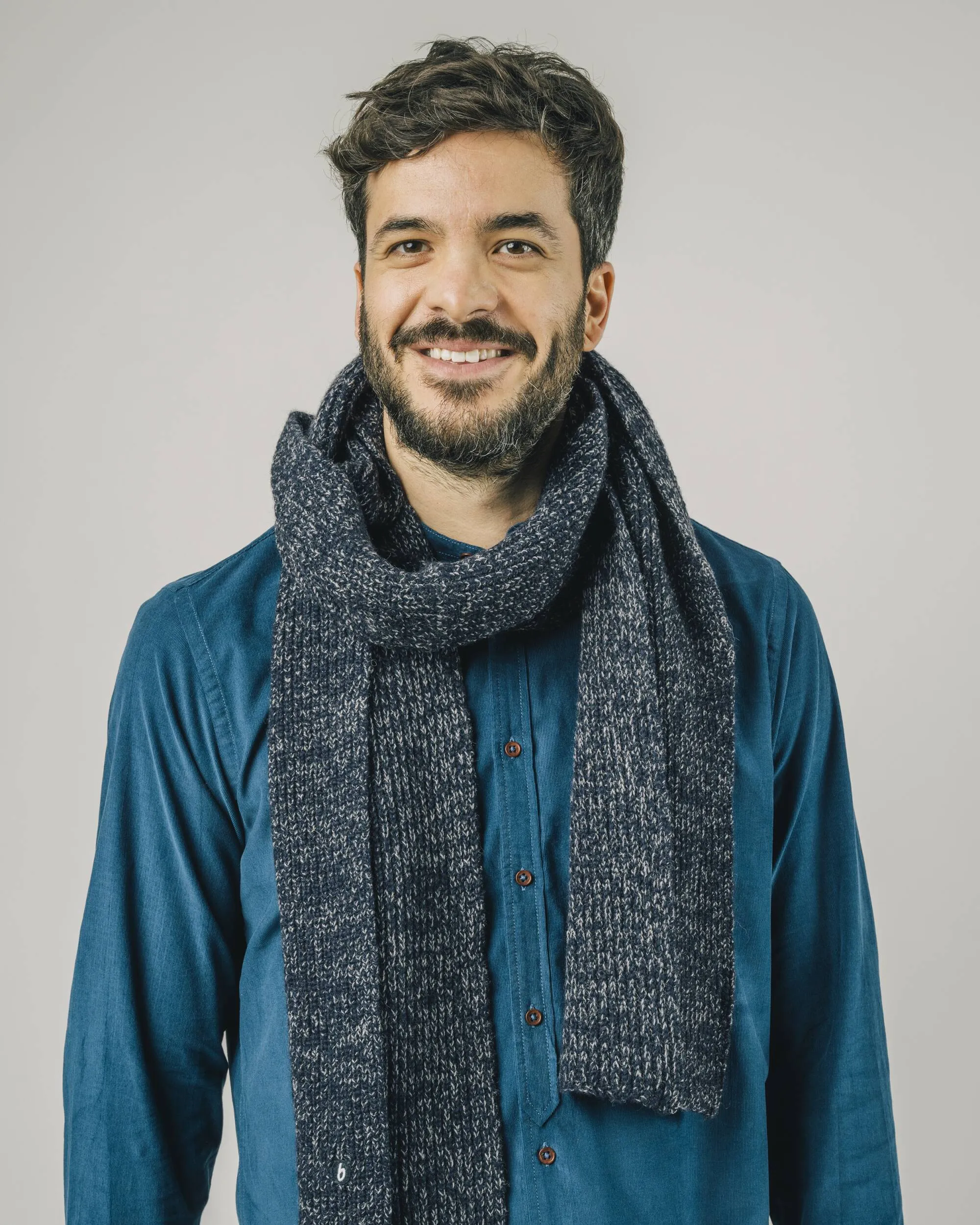 Retro Scarf Navy