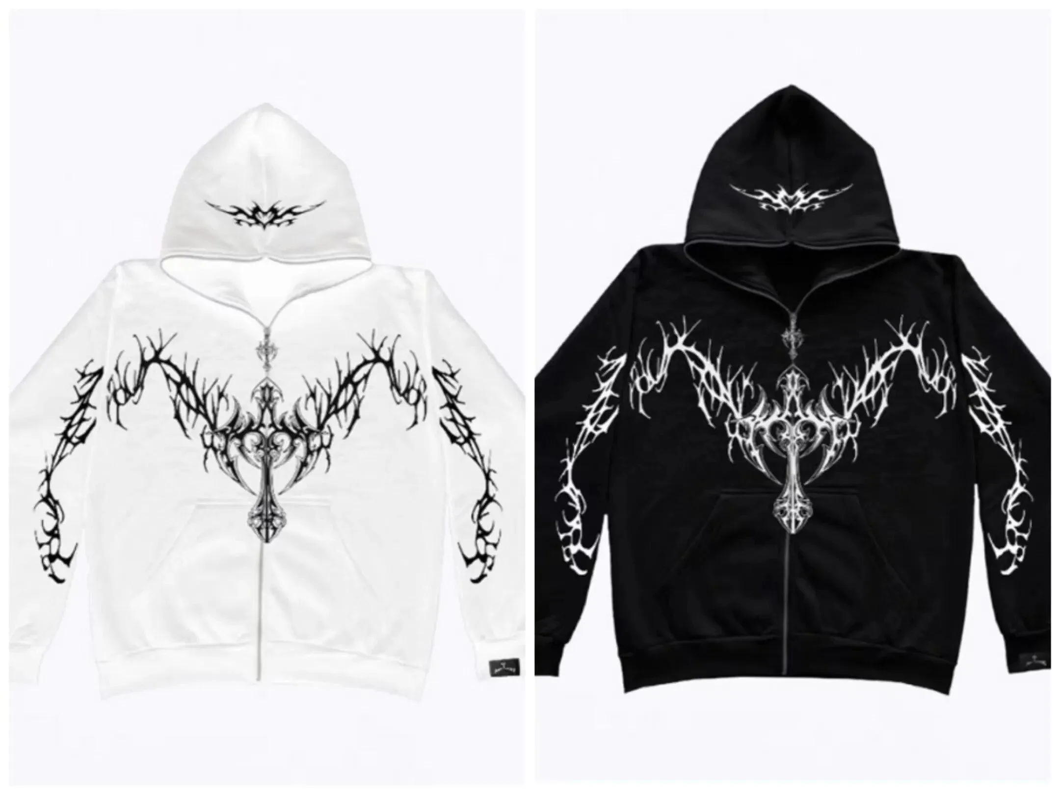 Ropa urbana tendencia Sudaderas con cremallera