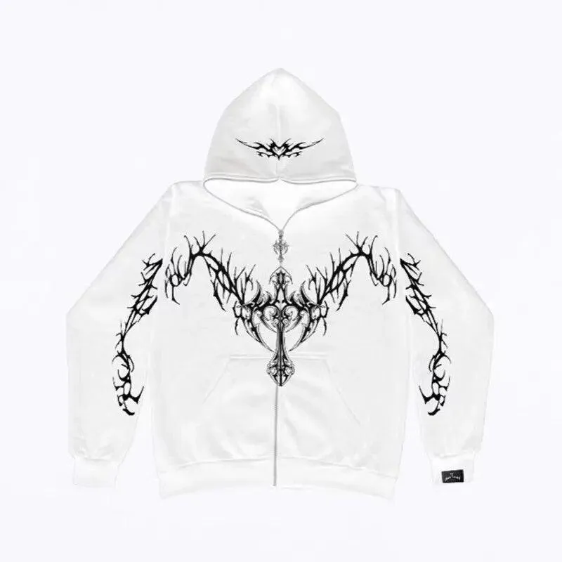 Ropa urbana tendencia Sudaderas con cremallera