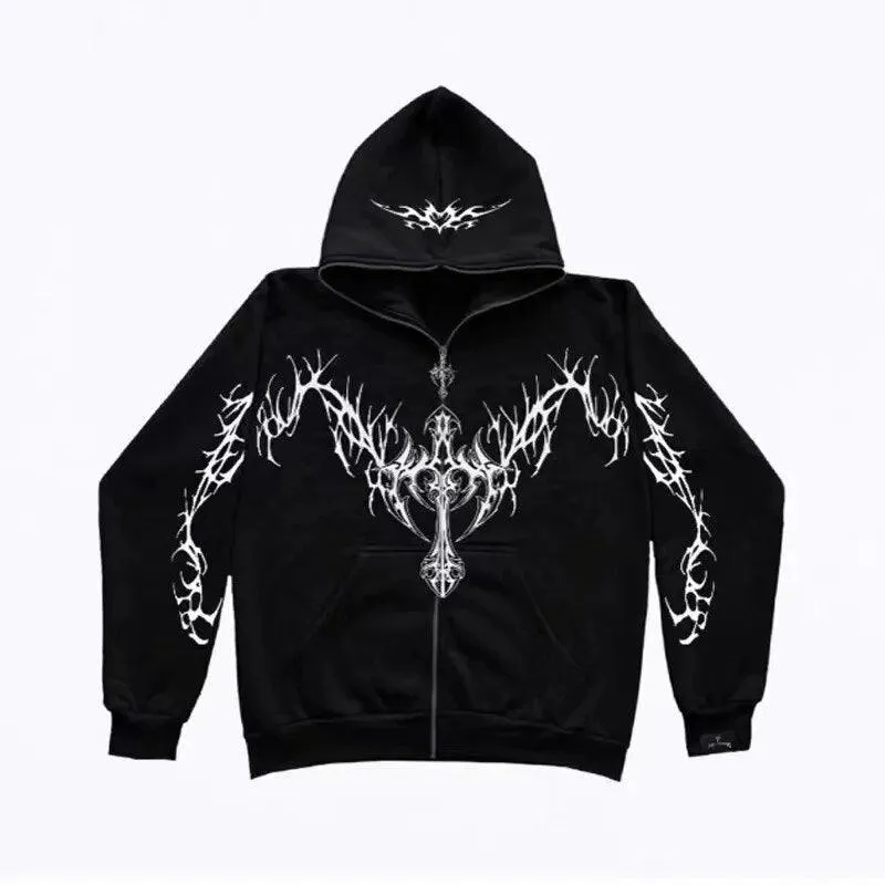 Ropa urbana tendencia Sudaderas con cremallera