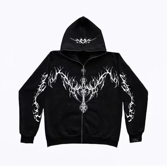 Ropa urbana tendencia Sudaderas con cremallera