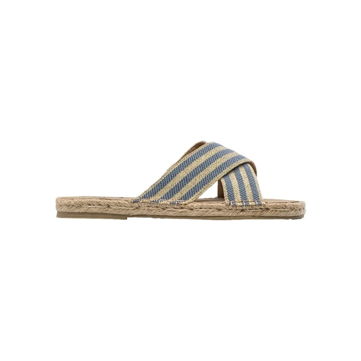 SANDAL CROSSED W  LUREX CLOUDY