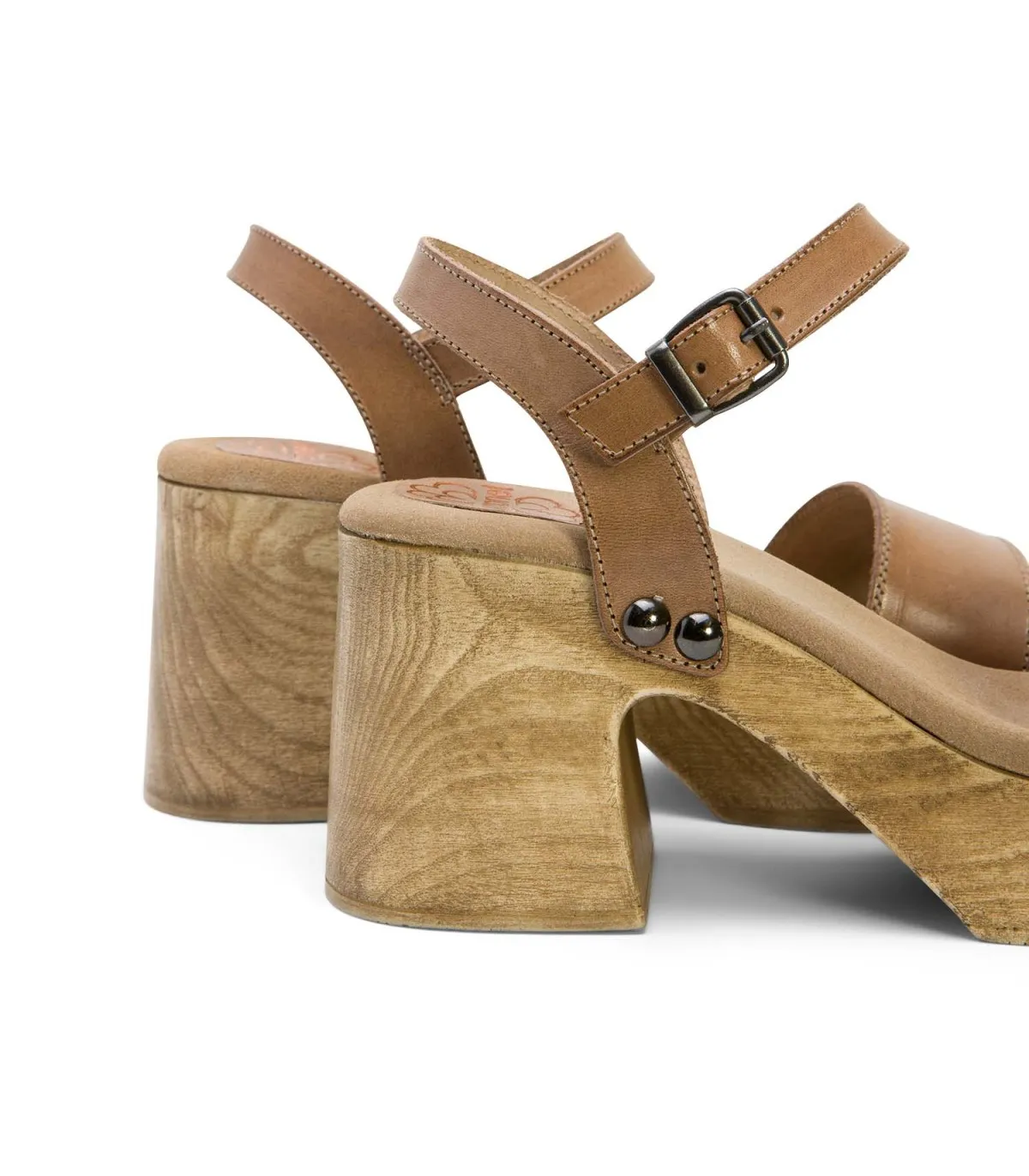SANDALIA TACON MEDIO TAUPE MAXINE