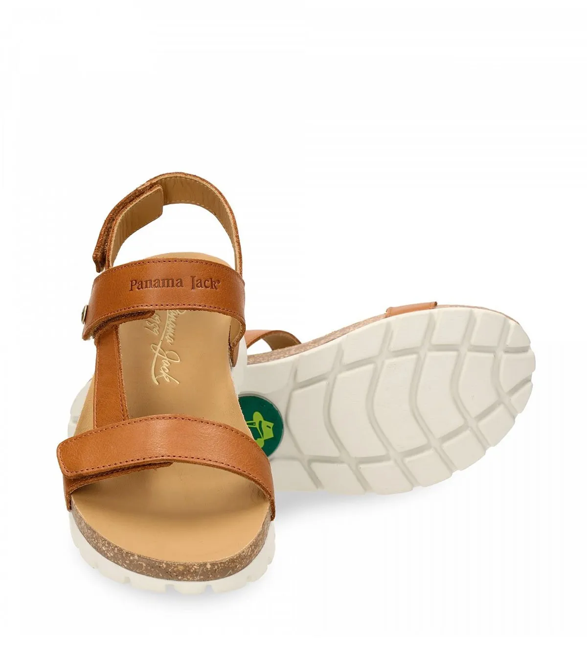 SANDALIAS DE PIEL PANAMA JACK SELMA B7 CUERO