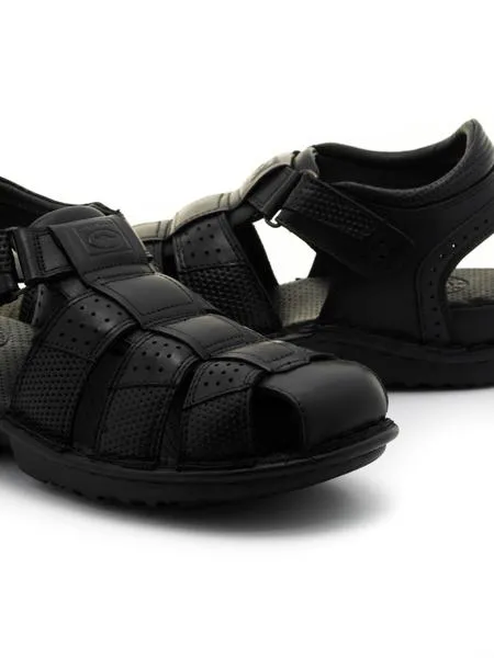 sandalias kangaroos 8005 negros para hombre