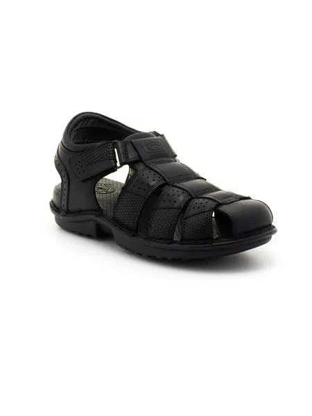 sandalias kangaroos 8005 negros para hombre
