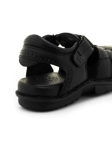 sandalias kangaroos 8005 negros para hombre