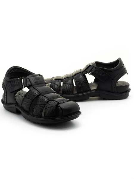 sandalias kangaroos 8005 negros para hombre