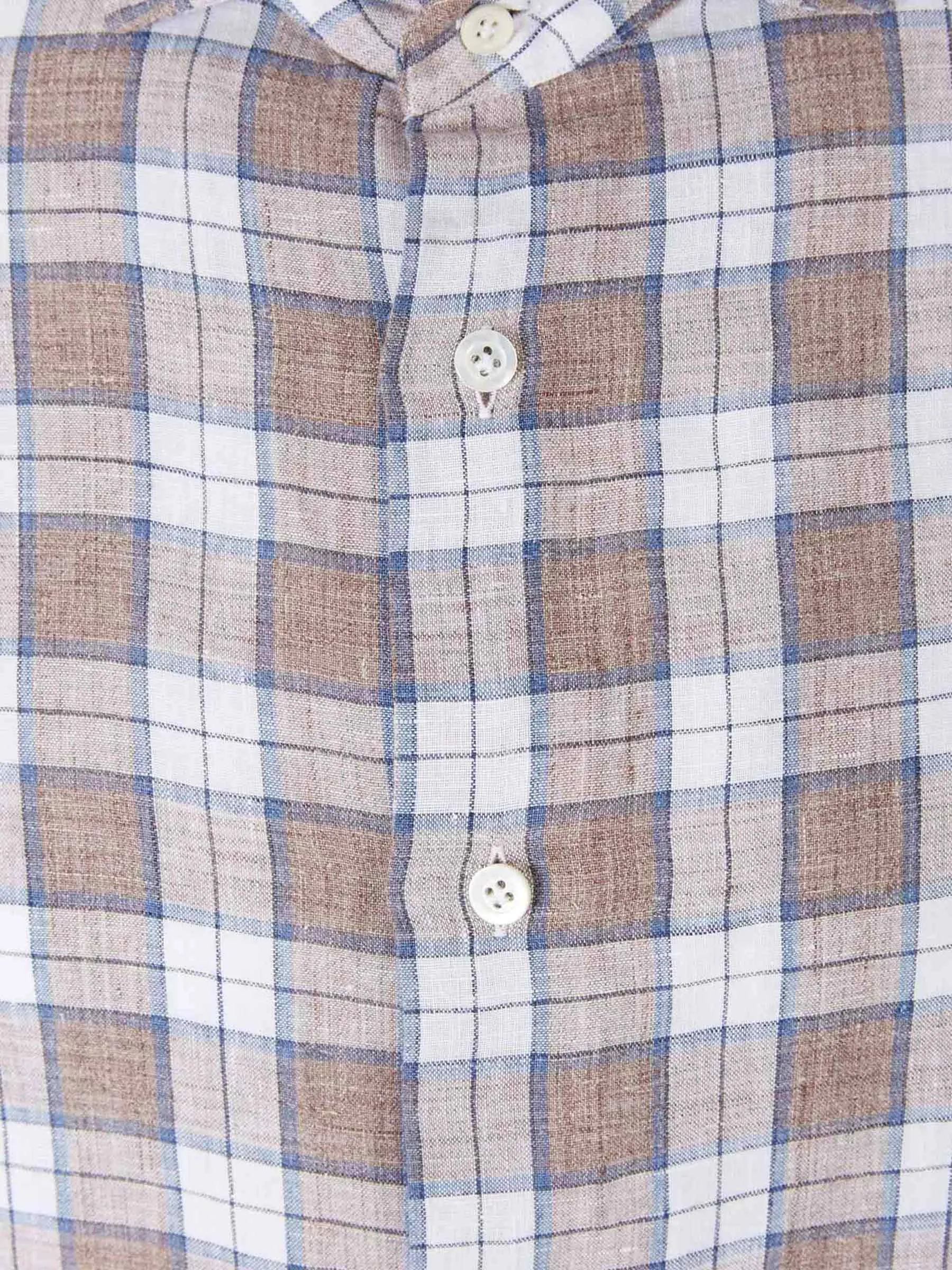 Santa Eulalia Camisa Cuadros Lino