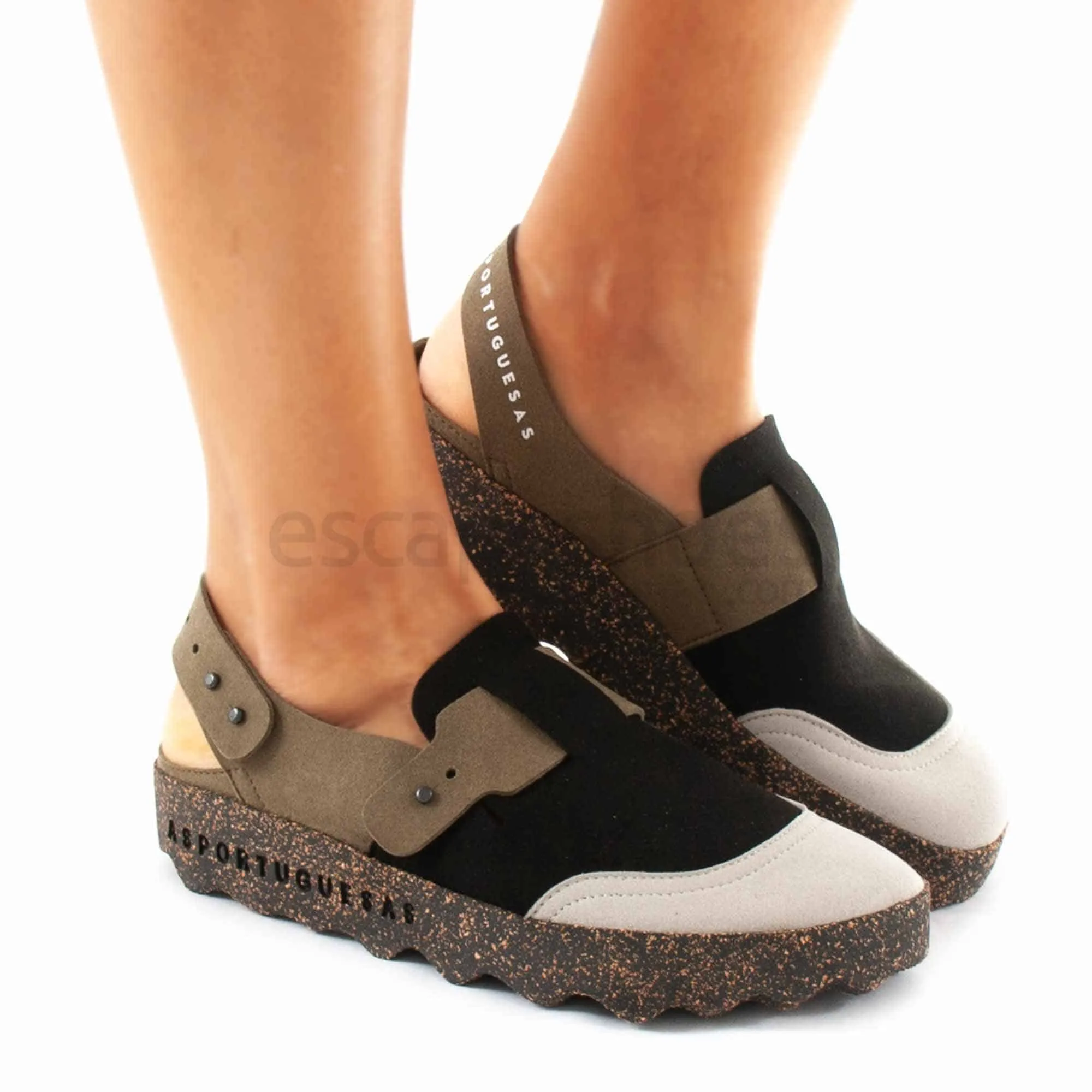 Sapatos ASPORTUGUESAS Cute Suede 1.8 Black