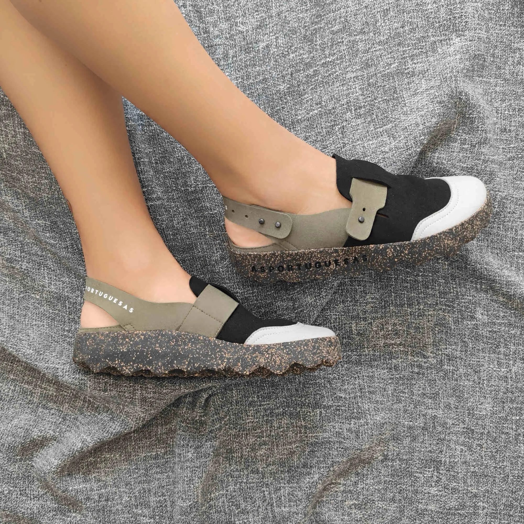 Sapatos ASPORTUGUESAS Cute Suede 1.8 Black
