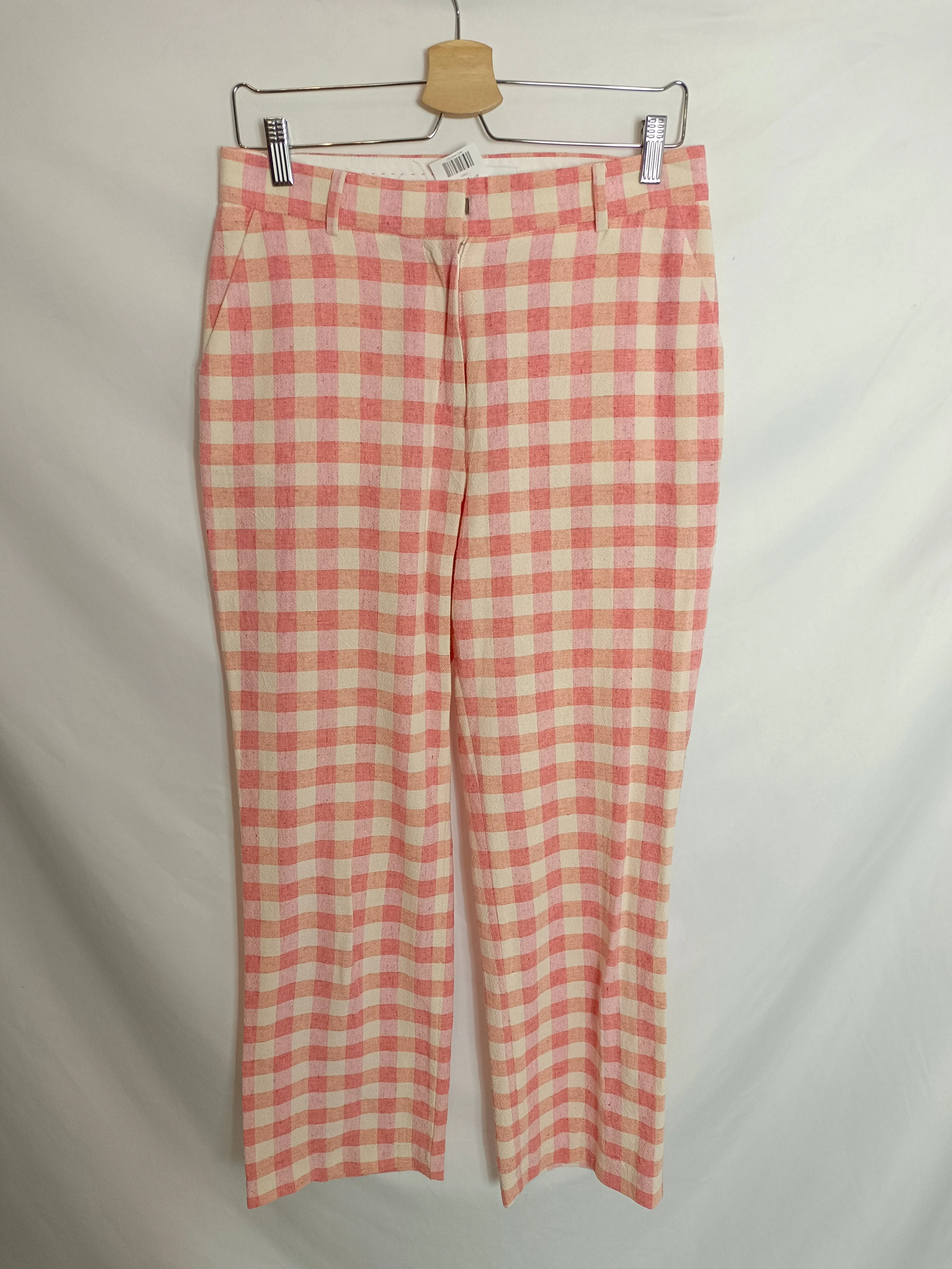 SCALPER. Pantalón cuadros T.40(38)