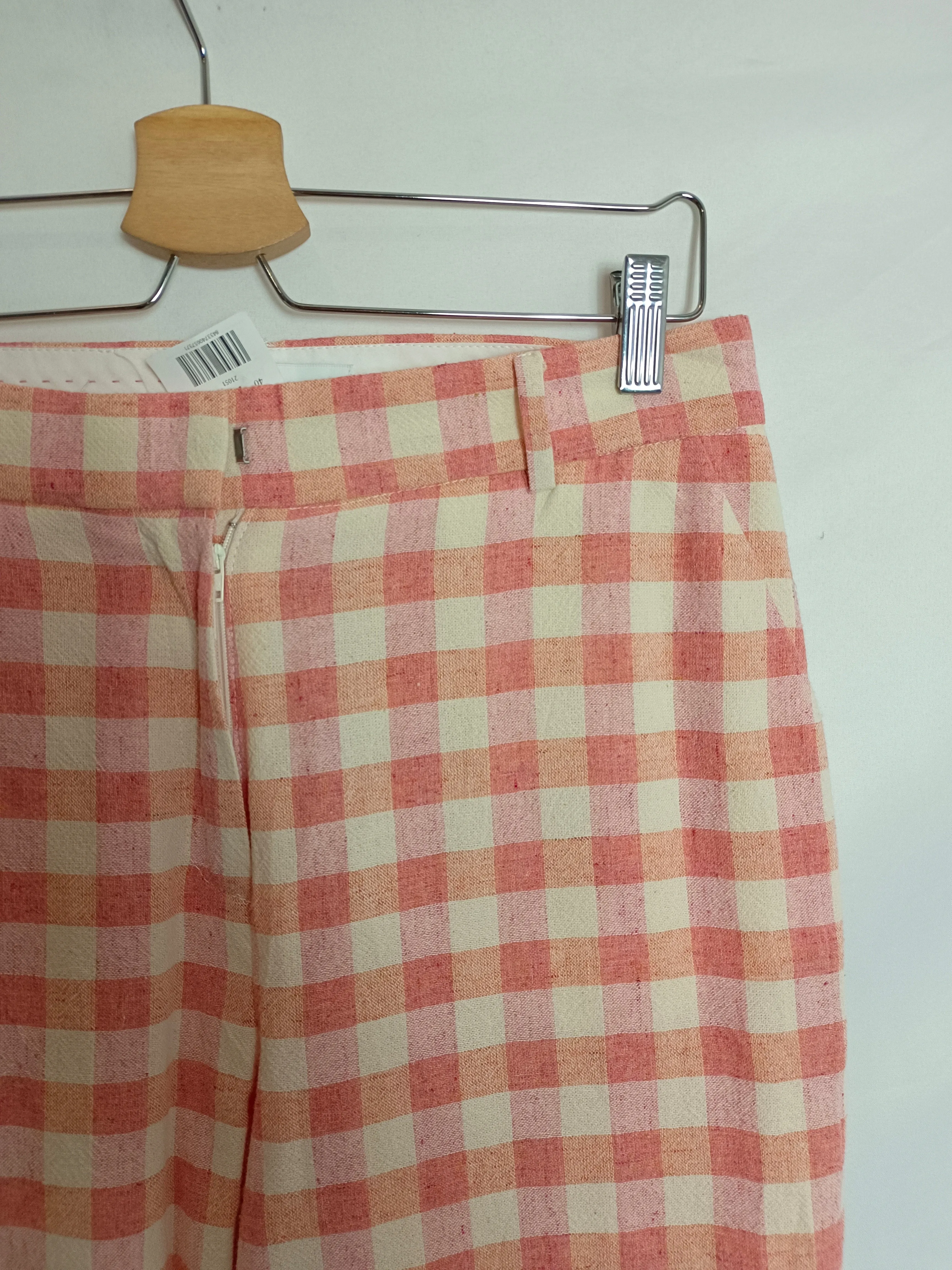 SCALPER. Pantalón cuadros T.40(38)