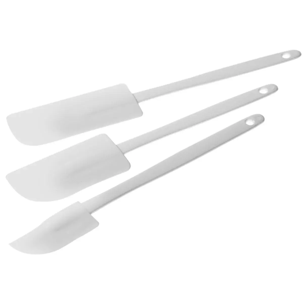 Set de espátulas de goma 3pz 5x25  cm