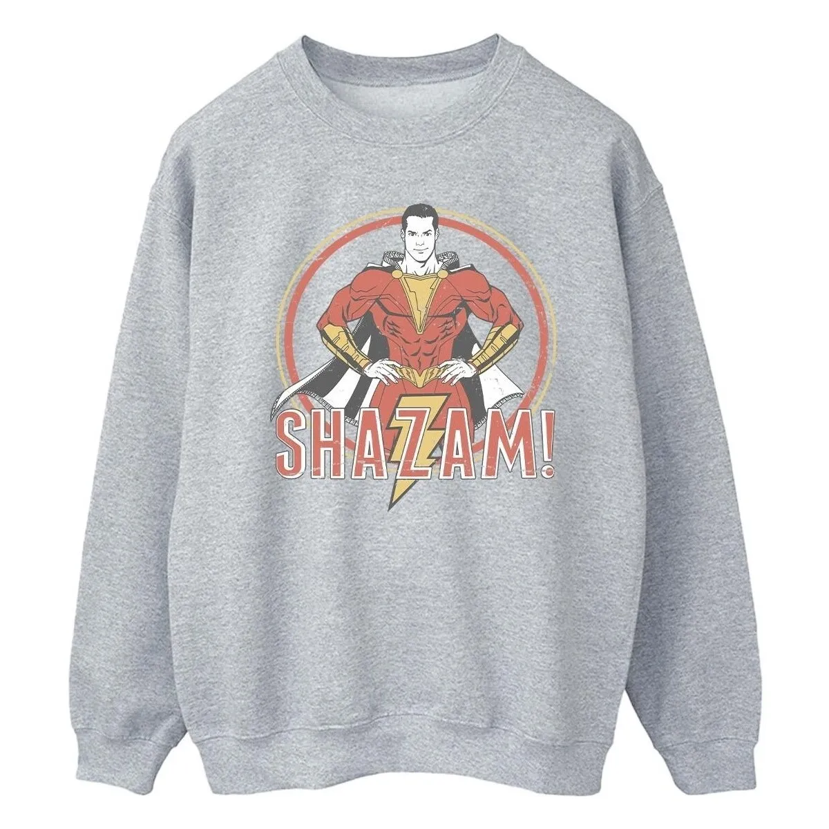 Shazam Retro Circle Distressed