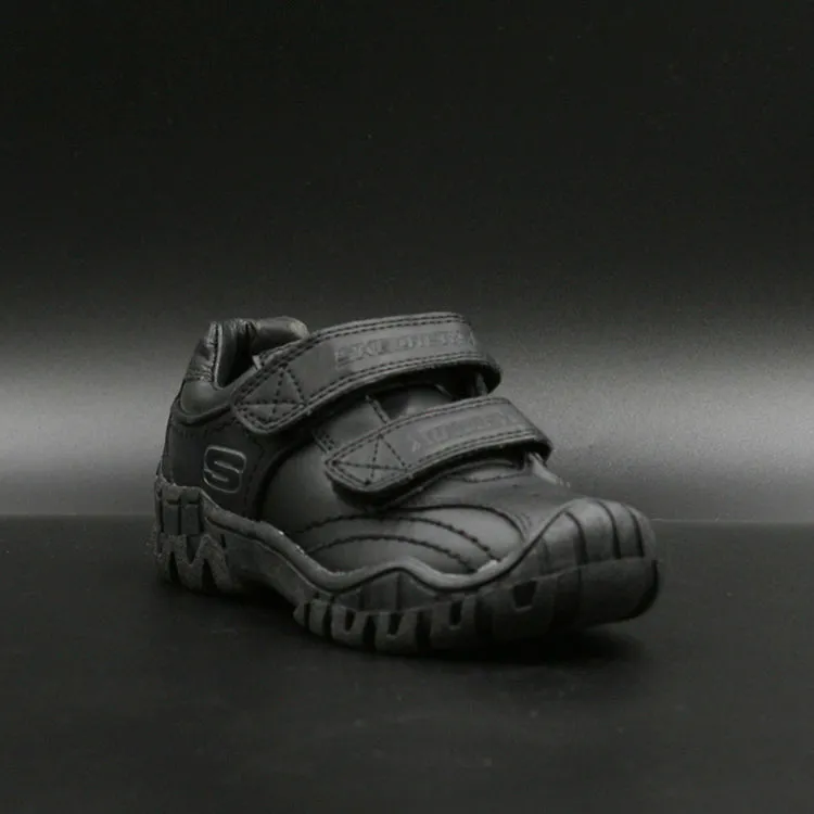 Skechers Zapatillas Colegio C/Doble Velcro Negro Nio