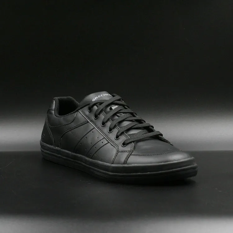 Skechers Zapatillas Colegio Con Cordón Juvenil Negro Nio