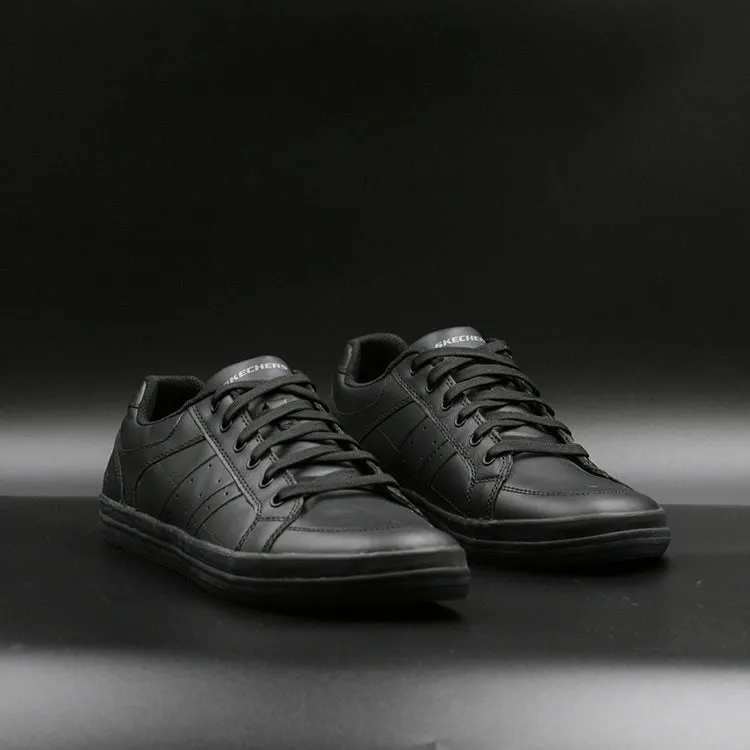 Skechers Zapatillas Colegio Con Cordón Juvenil Negro Nio