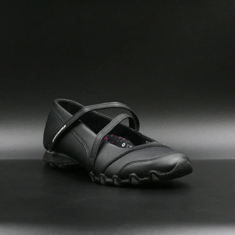 Skechers Zapatillas Colegio Mafalda C/2 Tiras Juvenil Negro Nia